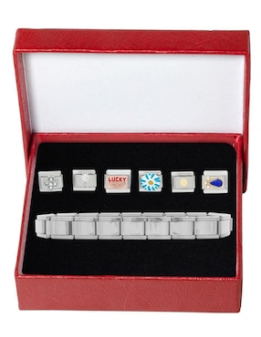 Pulsera y charms Horoz con acabado brillante