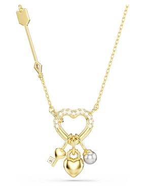 Collar de corazón Swarovski Idyllia E Heart