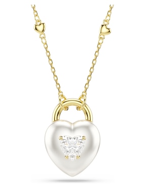 Collar de corazón Swarovski Idyllia E Heart