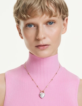 Collar de corazón Swarovski Idyllia E Heart