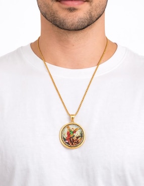 Collar con dije de ángel Ana Maria Mexico 14 K