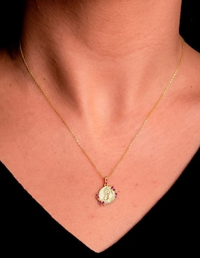 Collar ovalado Carmela Mía 14 k