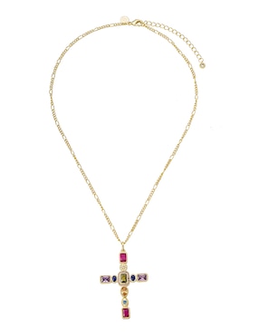Collar de cruz Carmela Mía 14 K