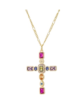 Collar de cruz Carmela Mía 14 K