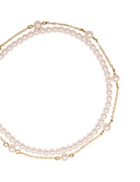 Pulsera Westies con perla acabado pulido