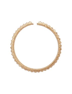 Brazalete Westies con Zirconia cúbica Bangle Cup acabado Pavé