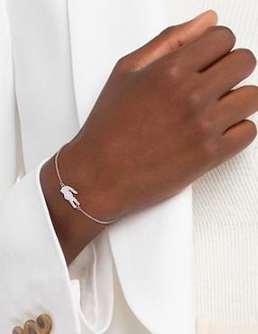 Pulsera Lacoste Crocodile acabado brillante