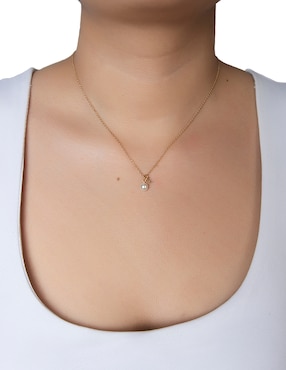 Collar con dije de esfera Westies Cabuchón