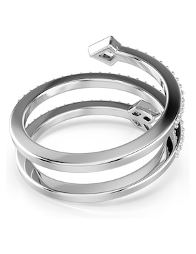 Anill de flecha Swarovski Idyllia rodio brillante