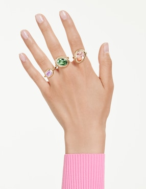 Set anillo circular Swarovski Gema brillante