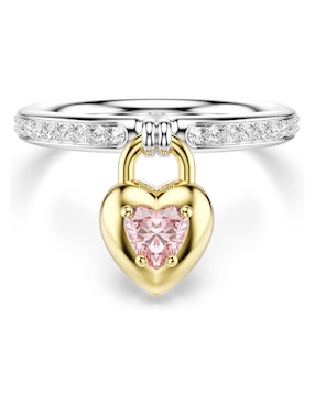 Anillo de corazón Swarovski Idyllia de rodio Swarovski brillante