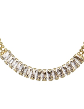 Pulsera Horoz con zirconia 18 K acabado chapa de oro