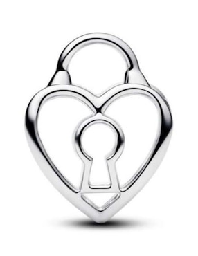 Charm de corazón Pandora Moments de plata P 925