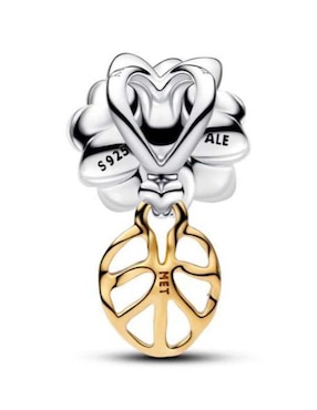 Charm de flor Pandora Disney x Pandora Tiana de plata P 925 diamante