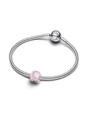 Charm de cubo Pandora Moments de plata P 925 zirconia cúbica
