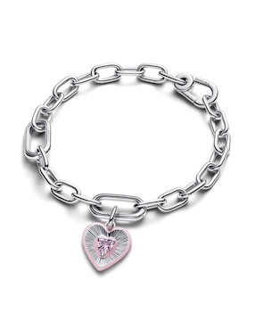 Charm de corazón Pandora ME de plata P 925 cristal