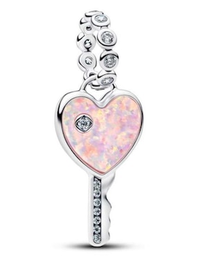 Charm de llave Pandora Moments de plata P 925 zirconia cúbica