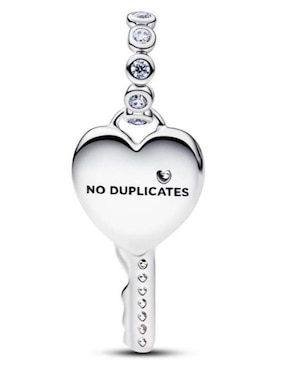 Charm de llave Pandora Moments de plata P 925 zirconia cúbica