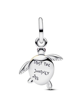 Charm de tortuga Pandora Moments de plata P 925 diamante