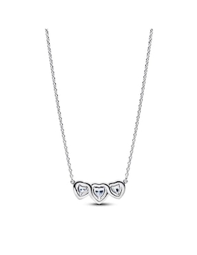 Collar de corazón Pandora Timeless de plata P 925