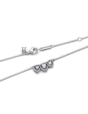 Collar de corazón Pandora Timeless de plata P 925