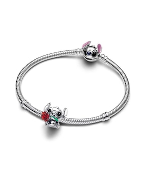 Charm Pandora Disney x Pandora Stitch de plata P 925