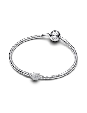 Charm de búho Pandora Moments de plata P 925