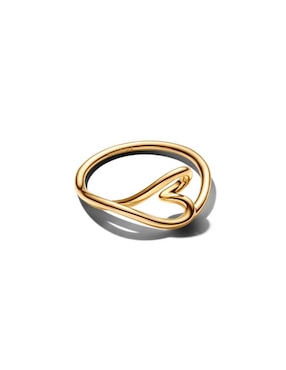 Anillo Pandora Pandora Essence de plata P 925 con acabado baño de oro