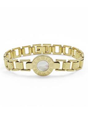 Pulsera Moon de oro laminado 8 K acabado brillante