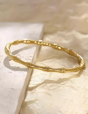 Brazalete Moon de oro laminado 8 K acabado brillante