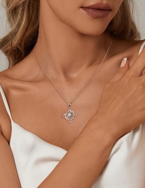 Collar nudo de bruja Belug de plata