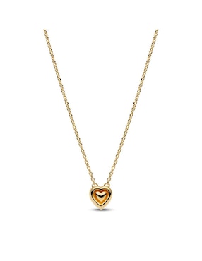 Collar de corazón Pandora de plata P 925