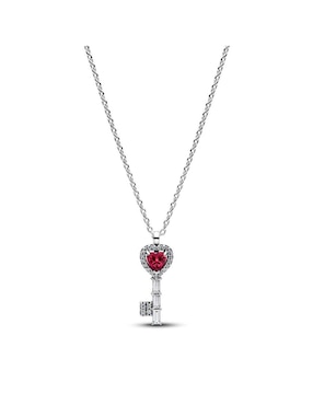 Collar con dije de llave Pandora Timeless de plata P 925