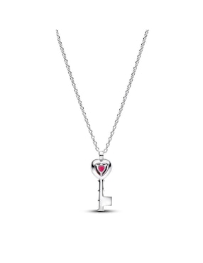 Collar con dije de llave Pandora Timeless de plata P 925