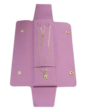 Collar con dije de hongo Yoiko Myra 18 K