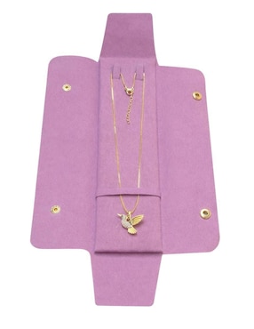 Collar con dije de colibrí Yoiko Lumina 18 K