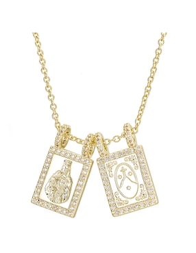 Collar rectangular Carmela Mía 14 K