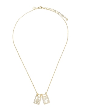 Collar rectangular Carmela Mía 14 K