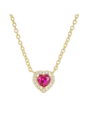 Collar de corazón Carmela Mía 14 K
