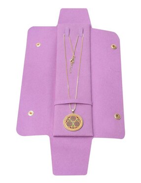 Collar con dije Yoiko Mandala con acabado baño de oro18 K