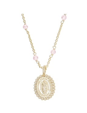 Collar ovalado Carmela Mía 14 K