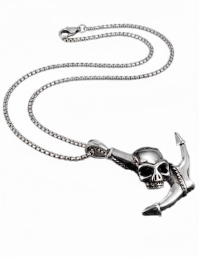 Collar con dije de calavera Nira