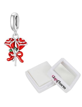 Charm Glamcharm San Valentín Rosas de plata p 925