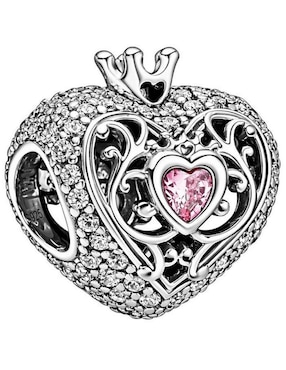 Charm de corazón Glamcharm San Valentín de plata p 925