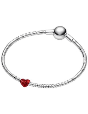 Charm de corazón Glamcharm San Valentín de plata P 925