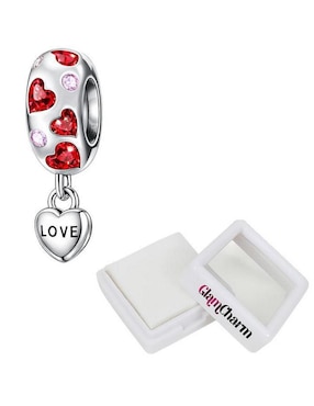Charm Glamcharm San Valentín de plata P 925