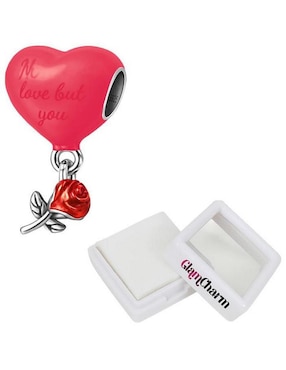 Charm Glamcharm San Valentín de plata P 925