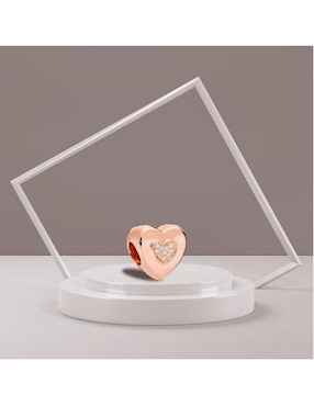 Charm de corazon Glamcharm San Valentín de plata P 925