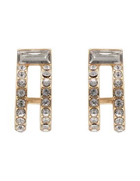 Arracadas Dkny Juna con acabado pavé