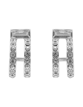 Arracadas Dkny Juna con acabado pavé